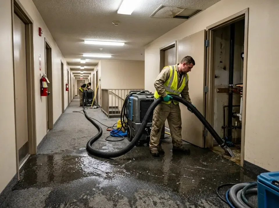multi-unit-apartment-hallway-f-005 — frequently asked questions, Emergency Burst Pipe Water Extraction & Removal in Masonvil…